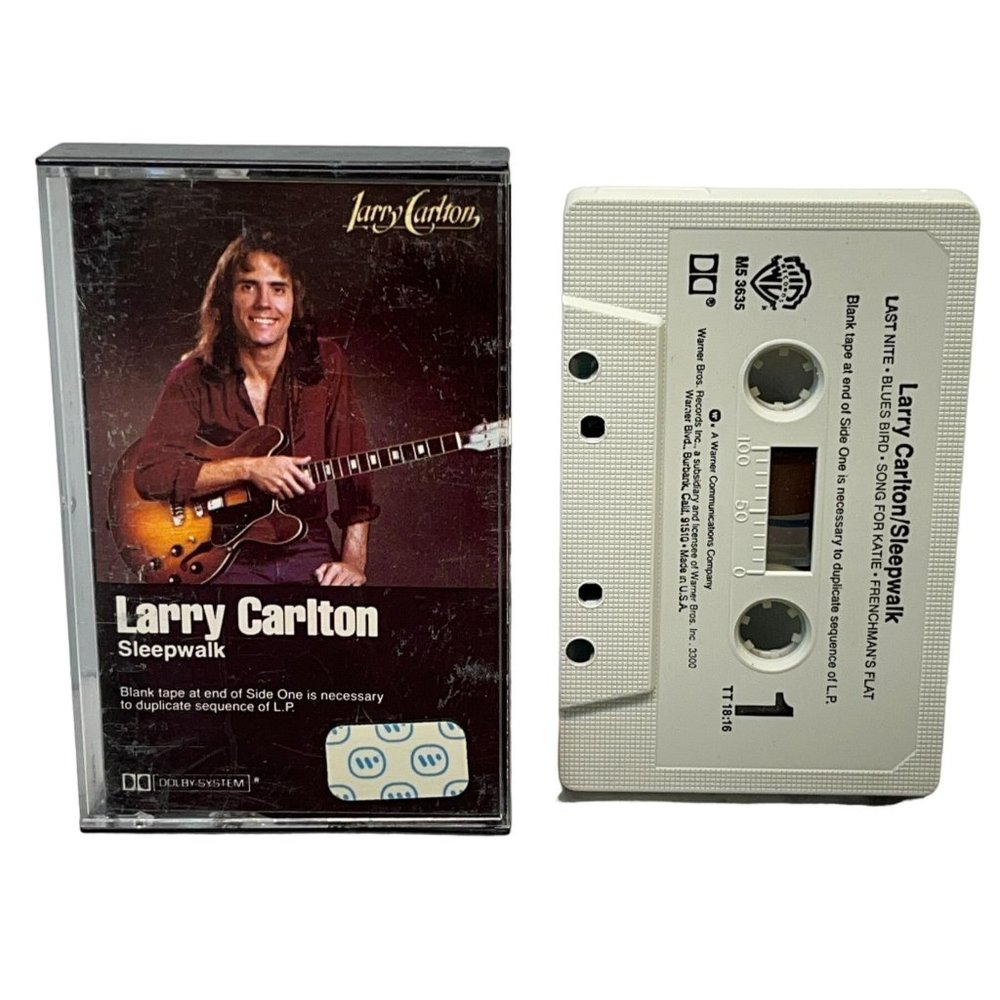 Larry Carlton Sleepwalk Cassette Tape Jazz 1982 Warner Brothers